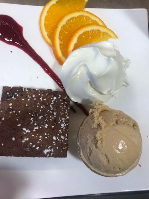 Brownie glace épices
