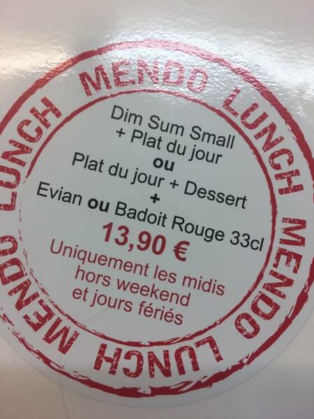 Mendo Lunch - Vendredi 13 mars 2020